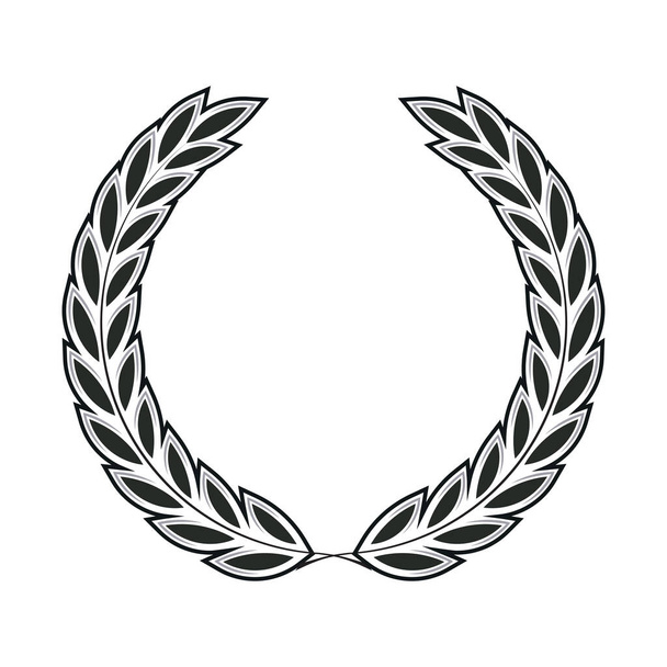coroa de louro ícone, design spotrs - ilustração Preto, ideia para o seu projeto
 - Foto, Imagem