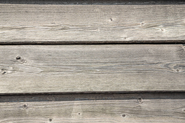 Texture wooden old plank wall of old house dark gray brown color background - Foto, immagini