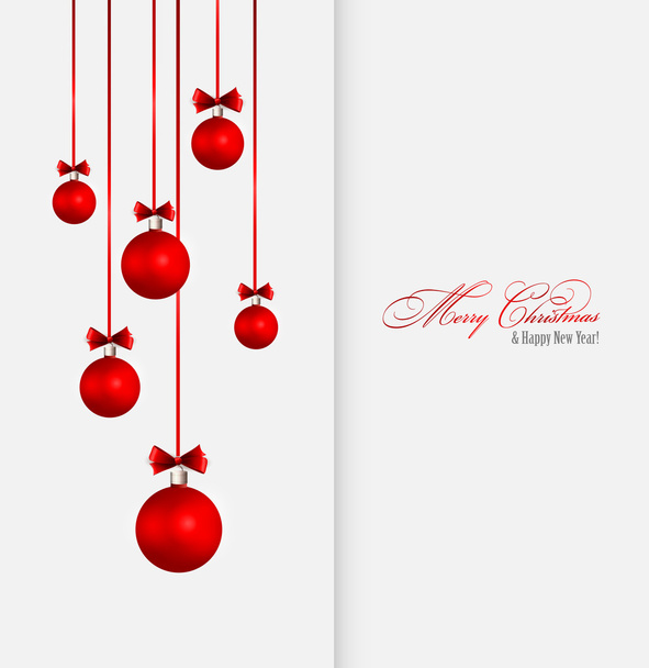 Vector feliz Natal cartão de saudação
 - Vetor, Imagem