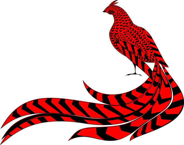 Reeves's Pheasant - Вектор,изображение