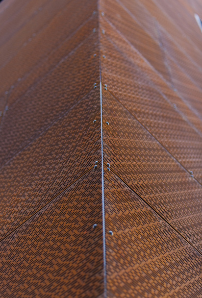 paslı çelik bina dış cephe - Fotoğraf, Görsel