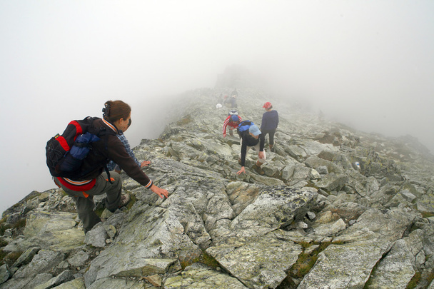 Mountaineers in Slovakia - Foto, imagen