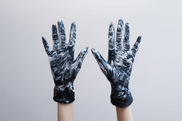 clean hands soapy from coronavirus - Fotografie, Obrázek
