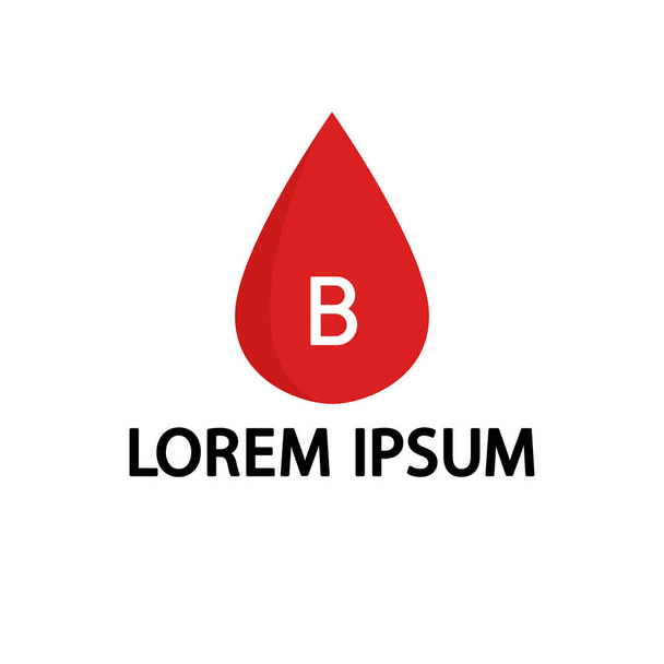 icona piatta del gruppo sanguigno, semplice illustrazione vettoriale
 - Vettoriali, immagini