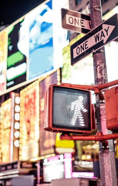 Keep walking New York traffic sign - Valokuva, kuva