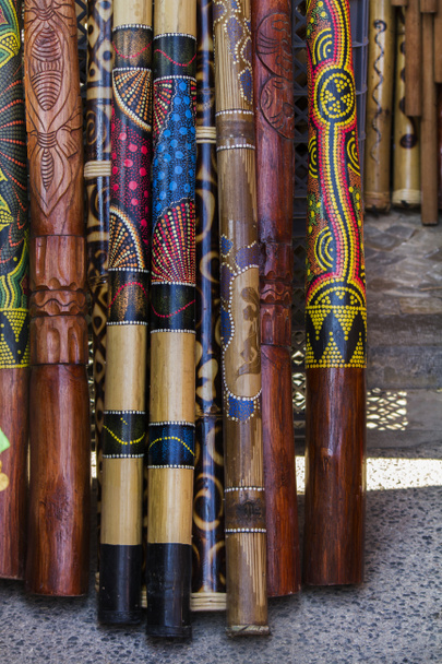 kasa didgeridooseja
 - Valokuva, kuva