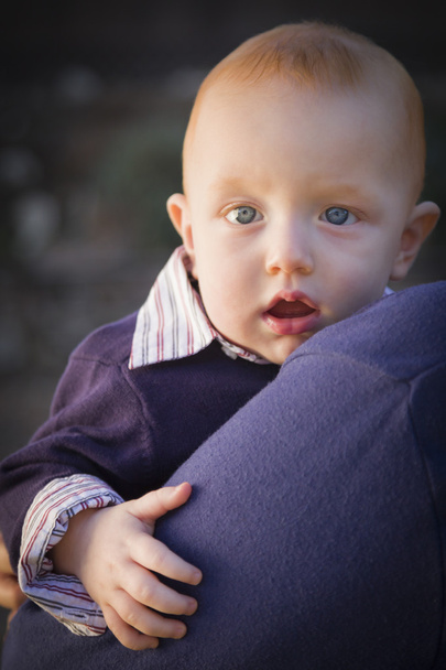 Infant Boy Portrait Outdoors - Zdjęcie, obraz