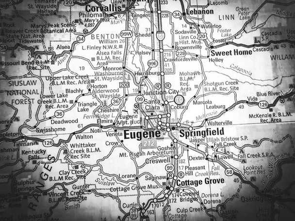 Eugene USA mapa de fondo
 - Foto, Imagen