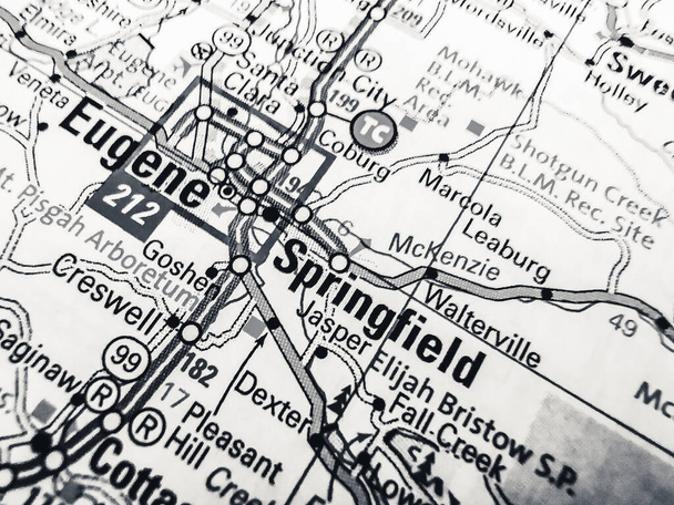 Eugene USA kartta tausta
 - Valokuva, kuva