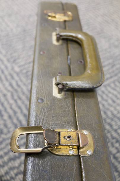 Close up lock of suitcase - Zdjęcie, obraz