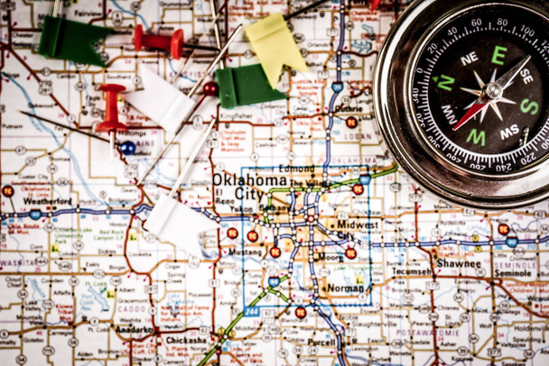 Oklahoma City Usa background. Viagens - Foto, Imagem