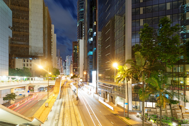 hong kong ciudad por la noche - Foto, imagen
