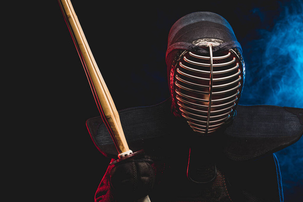 combat warriror kendo fighter ready to fight - Photo, image