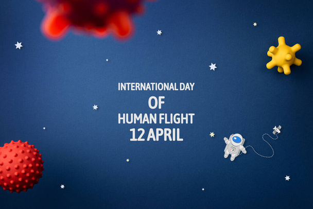 Dia Internacional voo espacial humano 12 Abril
. - Foto, Imagem