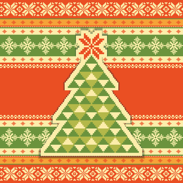 Tarjeta de Navidad - Vector, Imagen