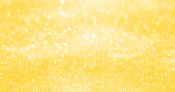 Elegant gold glitter sparkle confetti background or party invite for happy birthday. celebrate 50th anniversary, shiny glam sequins glitz, New Year - Photo, Image
