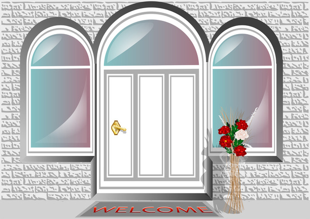 porch door - Vector, Image