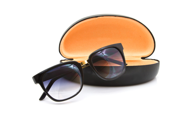 óculos de sol luxuosos isolados no branco
 - Foto, Imagem