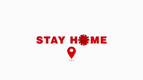 Animazione 3d della campagna Covid 19 coronavirus per rimanere a casa e rimanere al sicuro. stile di vita attività che si può fare a casa per rimanere in buona salute
 - Filmati, video