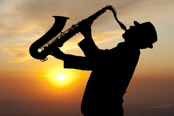 saxofonista - Foto, imagen
