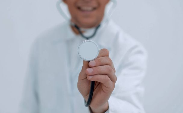doctors a therapist with a stethoscope - Valokuva, kuva