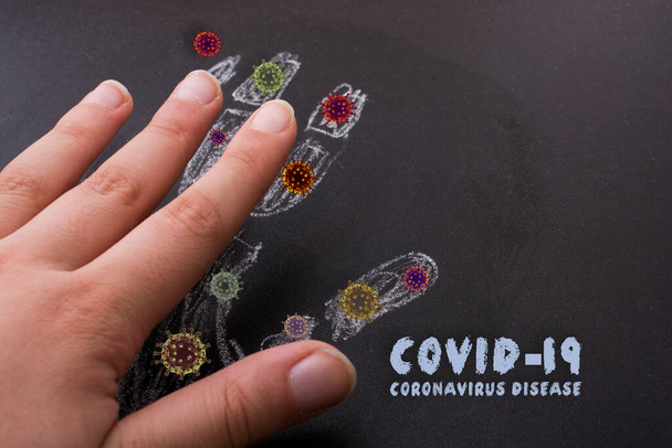 Ne terjesszék tovább a COVID-19 Corona vírus világméretű járványkitörését! - Fotó, kép
