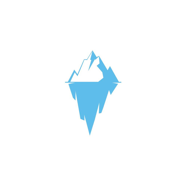 Iceberg vector illustration icon design template - ベクター画像