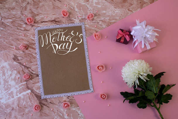 Card, banner, congratulations template on Mother Day - Φωτογραφία, εικόνα