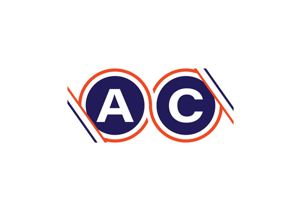 C Wstępny wzór wektora projektu logo listu, Symbol alfabetu graficznego dla identyfikacji biznesowej firmy - Wektor, obraz