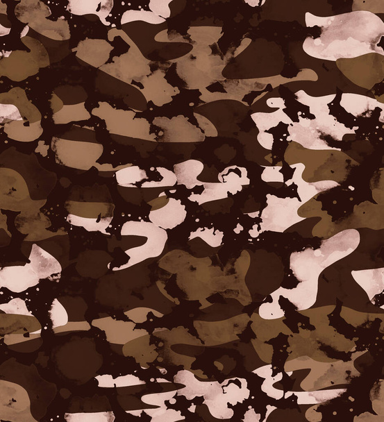 fond de motif de camouflage coloré sans couture  - Photo, image