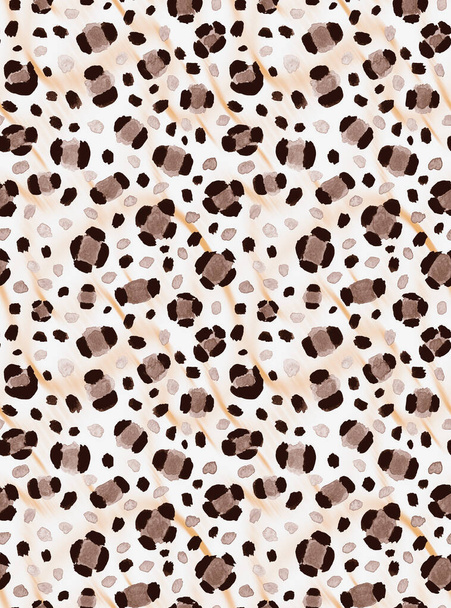 Zökkenőmentes műbőr minta leopárd fekete foltok - Fotó, kép