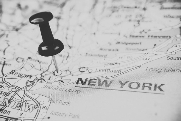 New York az interaktív térképen - Fotó, kép