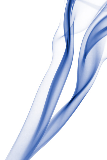 Abstract blue smoke isolated - Photo, Image