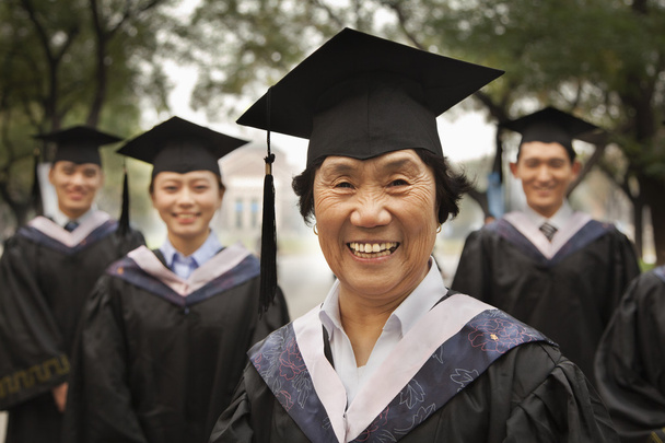 Professor and Graduates - Photo, Image