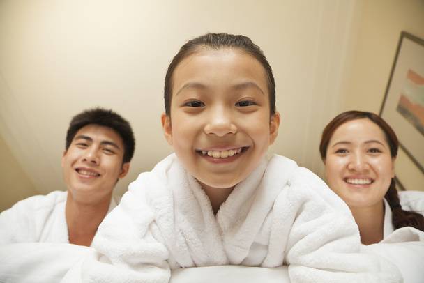 Happy Family in Bed - Photo, Image