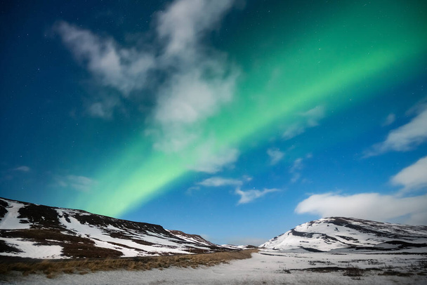 severní světla aurora borealis - Fotografie, Obrázek
