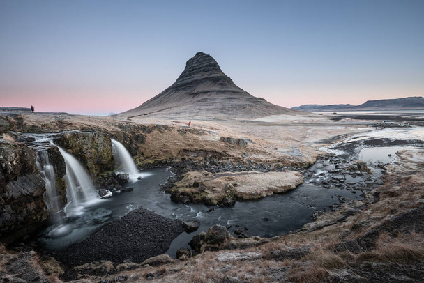 kirkjufell in Snfellsnes peninsula in Iceland - Zdjęcie, obraz