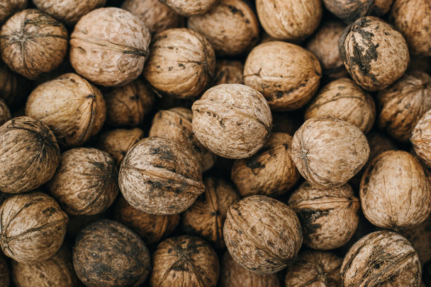 Natural walnut background pattern texture, - Foto, Imagem
