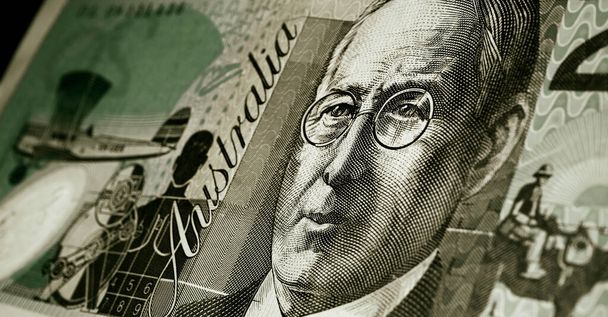 Закрытие наличных австралийских долларов - Фото, изображение