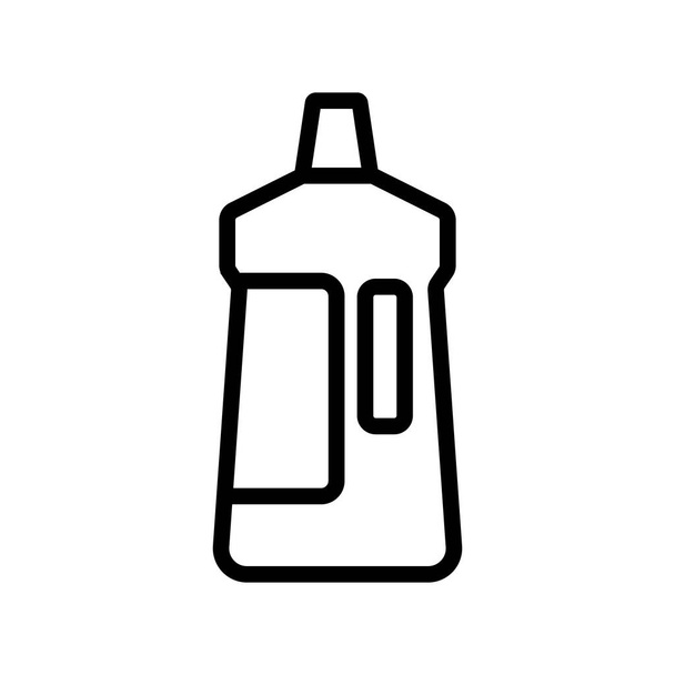 detergent bottle icon vector outline illustration - Vector, Image