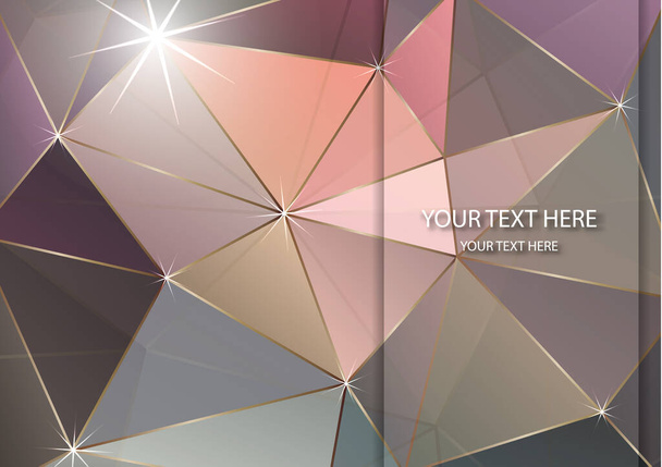 Vektori abstrakti monivärinen mosaiikki tausta. Moderni geometrinen kolmionmuotoinen kuvio. Origami tyyli kaltevuus. Liiketoimintamalli. Vektoriesimerkki
 - Vektori, kuva
