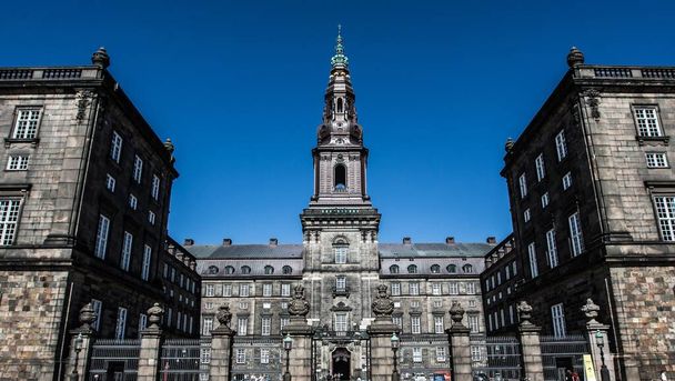 Christiansborg Palace, the inner courtyard of the Danish Parliament - Foto, Bild