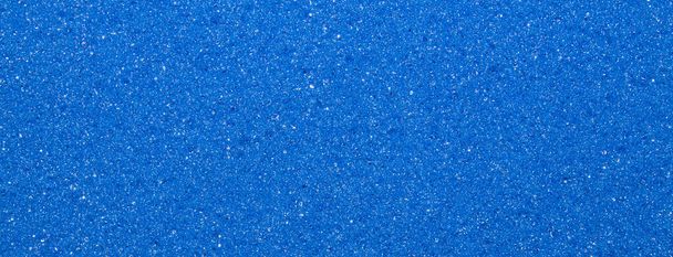 Texture blue foam sponge.Blue foam background. - Photo, Image