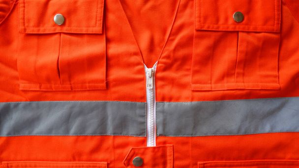 Sluiten van Safety Vest Jacket - Foto, afbeelding