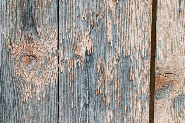 The texture of painted wood. Fragment a wall. - Φωτογραφία, εικόνα