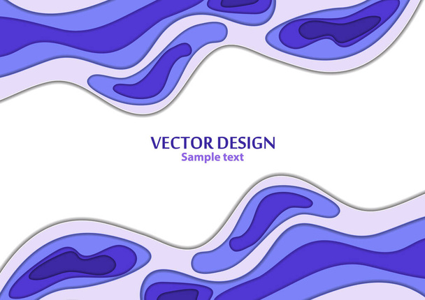Corte abstracto de papel de fondo. Color capas vector agujero 3d ilustración. Diseño vectorial para presentaciones de negocios, volantes, carteles e invitaciones. Arte hilo de papel. Ilustración vectorial
 - Vector, imagen
