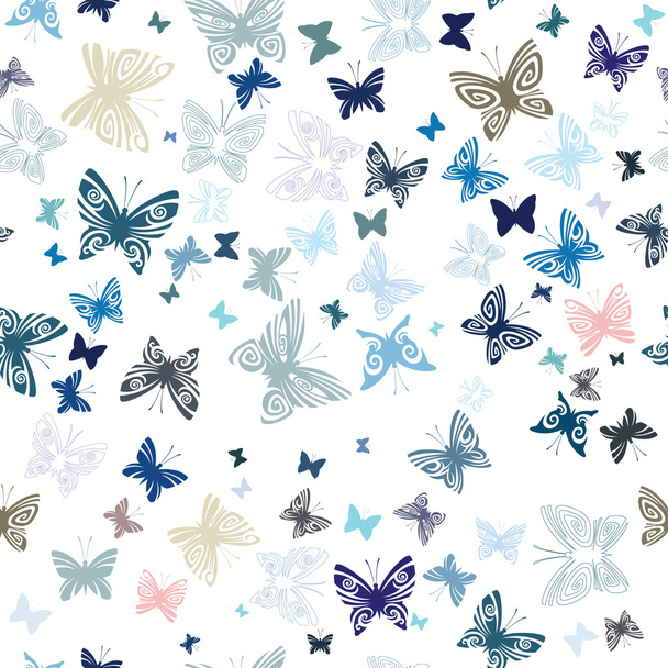 Butterfly, Seamless texture - Vector, Image