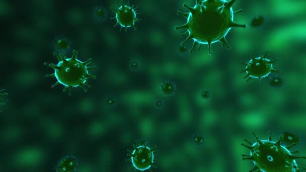 Roman Coronavirus 2019-nCoV 'un sanal temsili Macro modeli - Video, Çekim