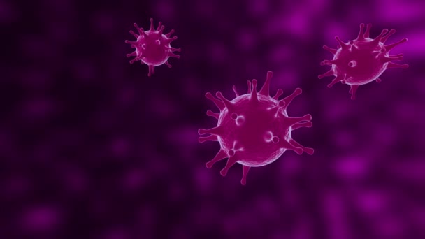 Coronavirus 2019-ncov keuhkokuume veren lääketieteellinen COVID-19
 - Materiaali, video