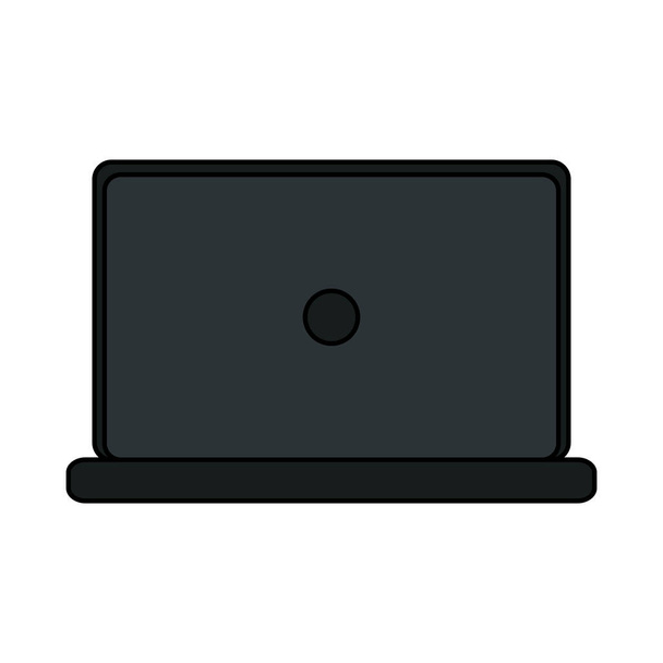 laptop komputer urządzenie izolowane ikona - Wektor, obraz